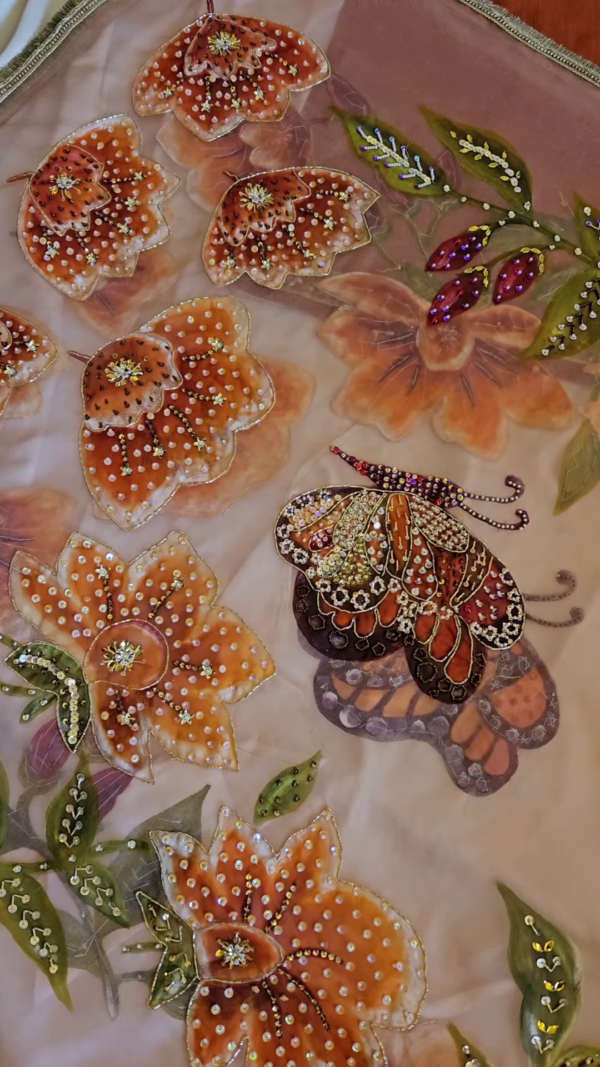 Butterfly Bloom Embroidered Ensemble - Image 2