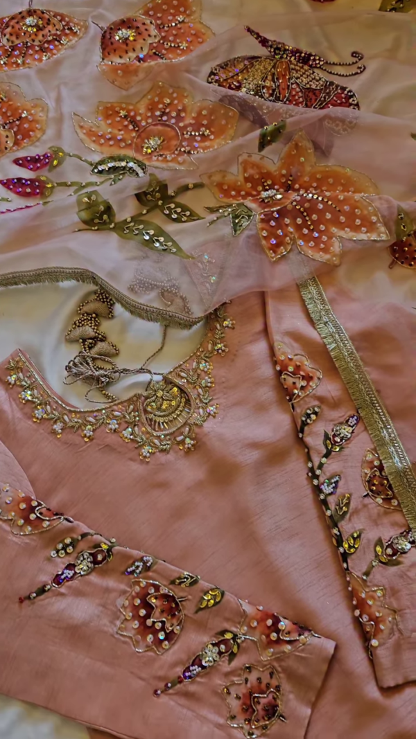 Butterfly Bloom Embroidered Ensemble