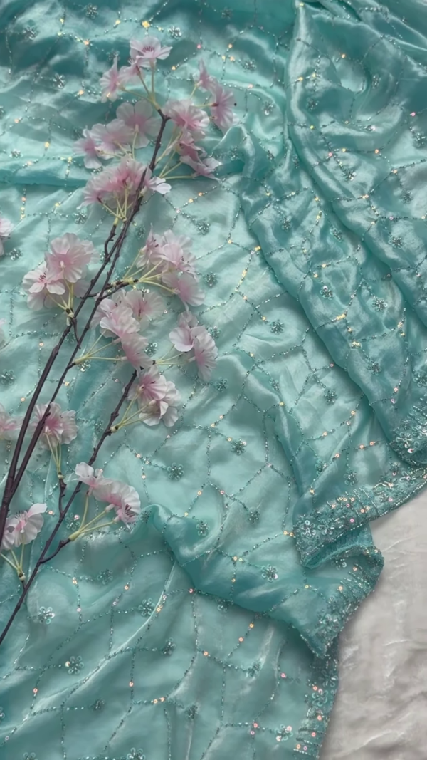 Ethereal Sheer Embroidered Dupatta Collection - Image 2