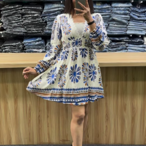 Bohemian Chic Floral Print Mini Dress