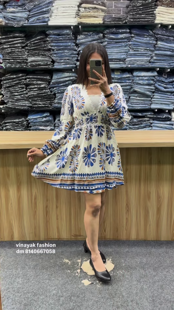 Bohemian Chic Floral Print Mini Dress