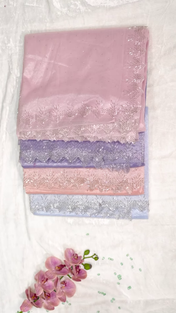 Ethereal Elegance Shimmer Net Dupatta