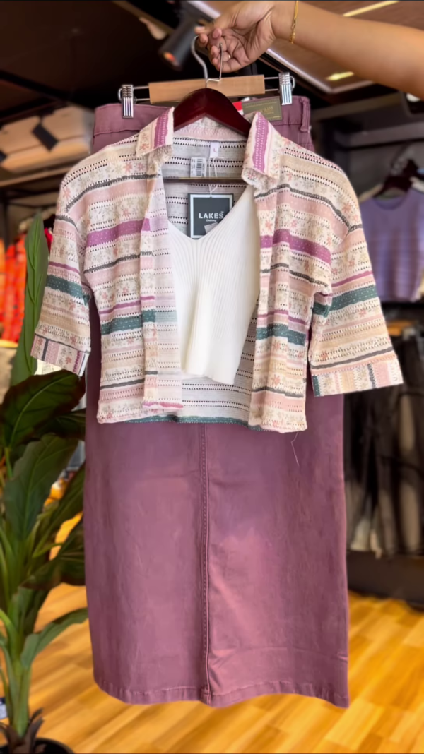 Mauve Muse: Retro Layers Co-Ord Set